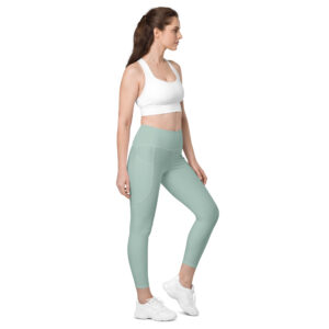 Coastal Sage Legging with Pockets – Recycled Comfort - Image 2