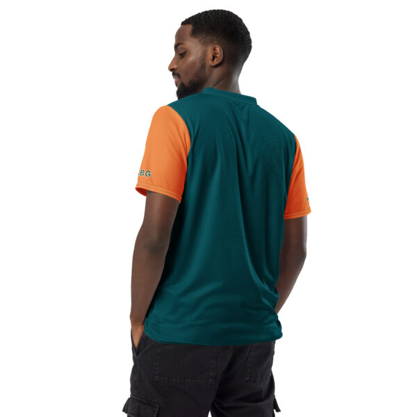 Men’s Recycled Sports T-Shirt – Breathable Moisture-Wicking V-Neck for Running & Gym