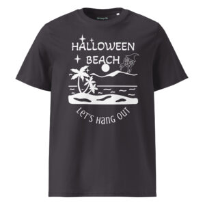 Halloween White Beach Organic T-shirt – Ribbed Comfort - Image 21