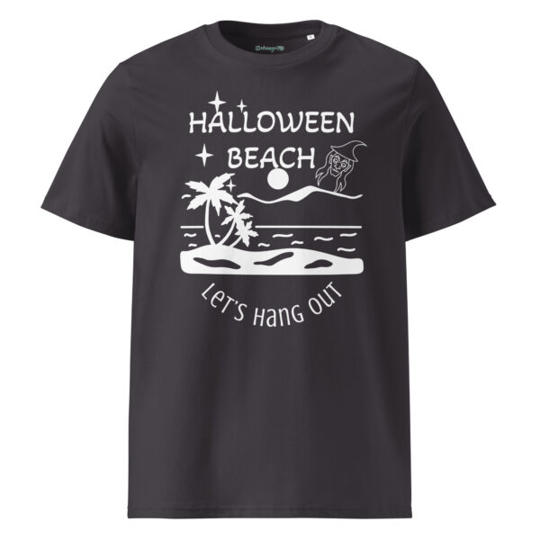 Halloween White Beach Organic T-shirt – Ribbed Comfort