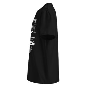 Halloween White Beach Organic T-shirt – Ribbed Comfort - Image 3