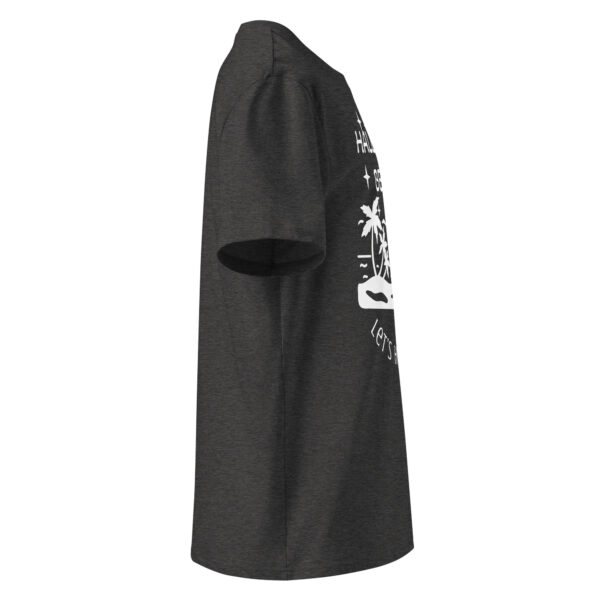 Halloween White Beach Organic T-shirt – Ribbed Comfort