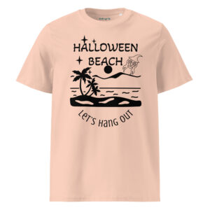 Halloween Beach Organic T-shirt – Ribbed Comfort - Image 5