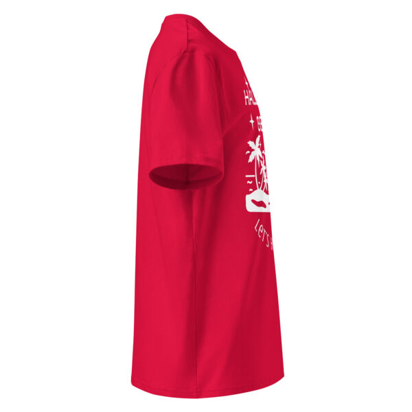 Halloween White Beach Organic T-shirt – Ribbed Comfort
