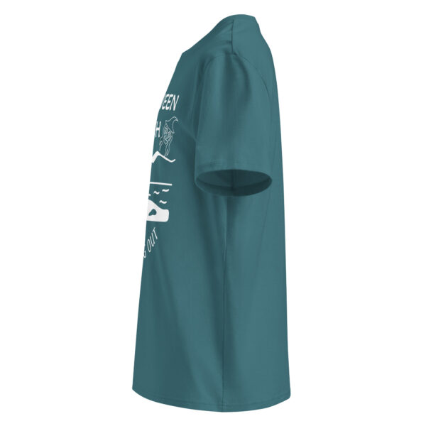 Halloween White Beach Organic T-shirt – Ribbed Comfort